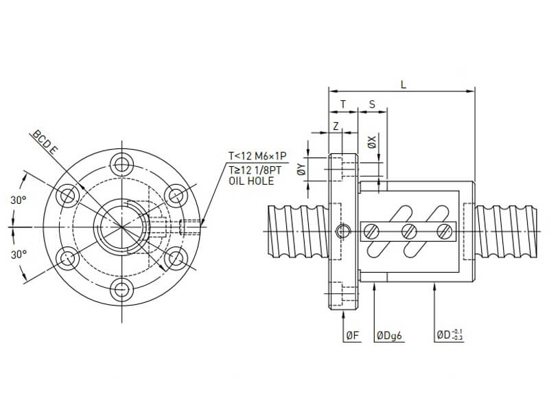 Cấu Tạo Trục Vitme Bi Super Z chính hãng tại Đại Lý Chính Thức HIWIN OrbiMech