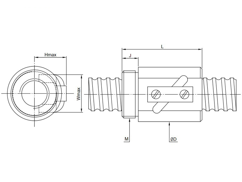 Cấu Tạo Ball Screw E2 chính hãng tại Đại Lý Chính Thức HIWIN OrbiMech