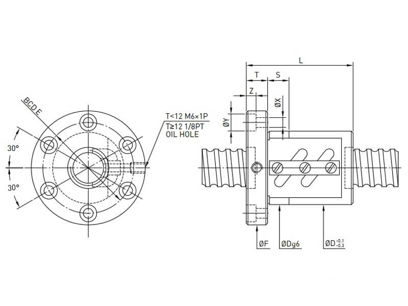 Số Liệu Kỹ Thuật Trục Vít Me Máy Tiện Super S chính hãng tại Đại Lý Chính Thức HIWIN OrbiMech