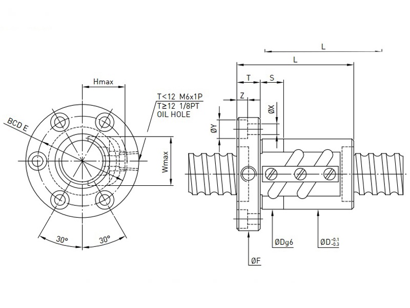 Cấu Tạo Của Bộ Trục Vít Me HIWIN chính hãng tại Đại Lý Chính Thức HIWIN OrbiMech